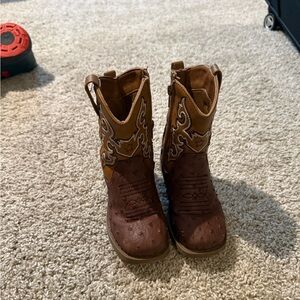 Brown Kids Cowboy Boots toddler 8